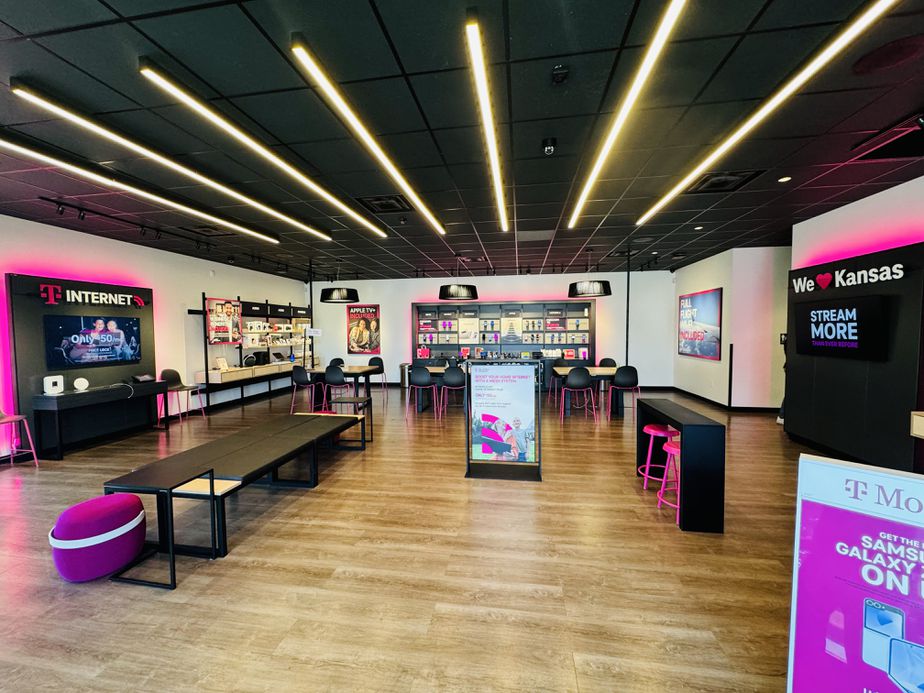Interior photo of T-Mobile Store at Shawnee Mission Pkwy & Lackman, Shawnee, KS