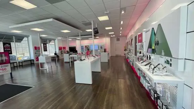 Interior photo of T-Mobile Store at Van Ness & Pine Street, San Francisco, CA