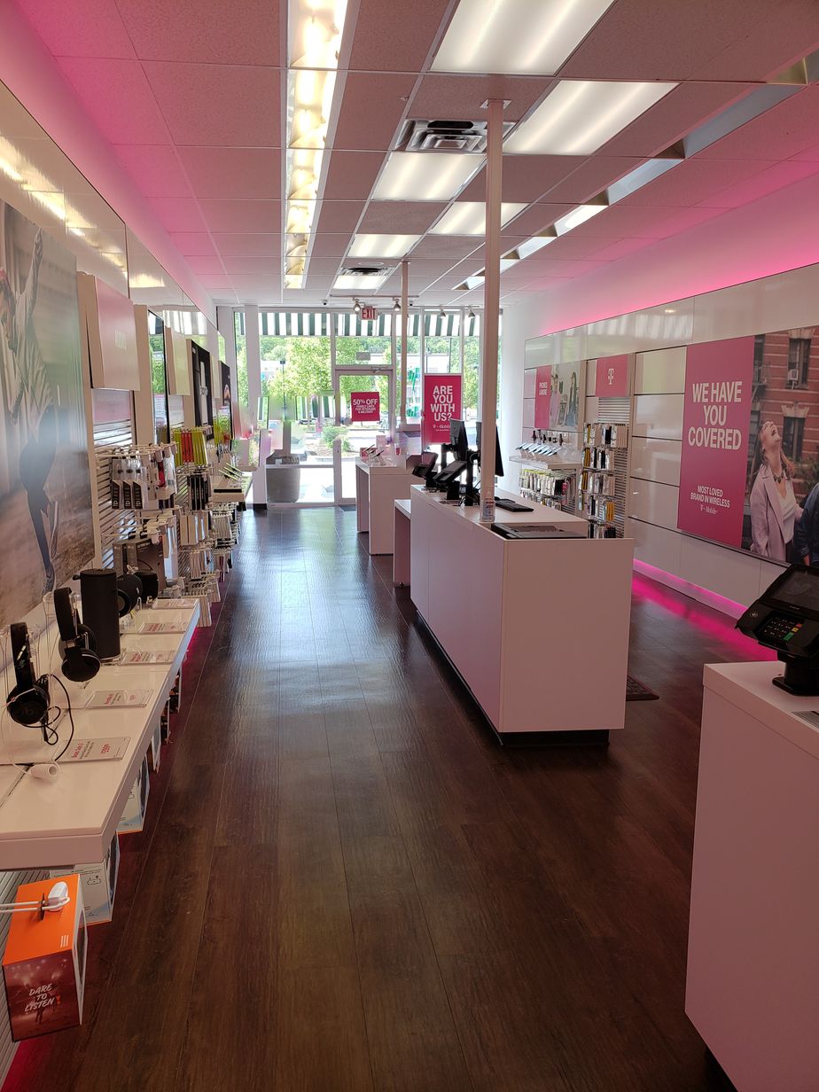 Interior photo of T-Mobile Store at South Meadow St, Ithaca, NY