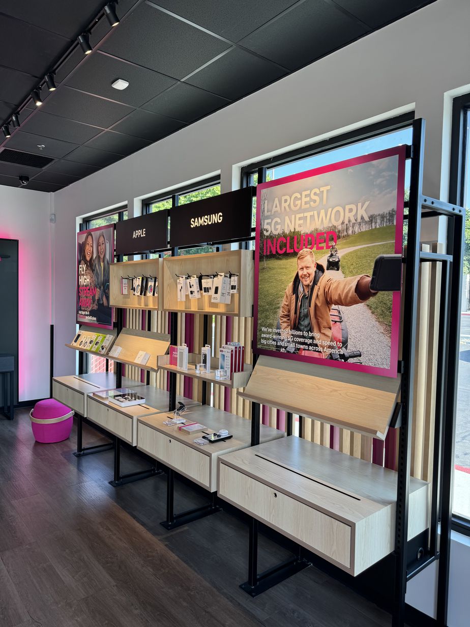 Interior photo of T-Mobile Store at Scotts Valley Square, Scotts Valley, CA