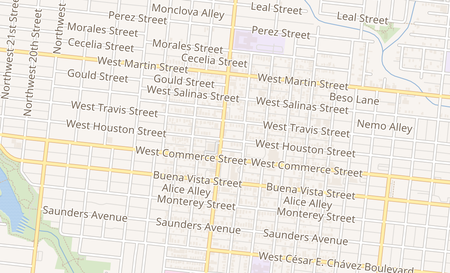 map of 206 N Zarzamora Suite 102 San Antonio, TX 78207