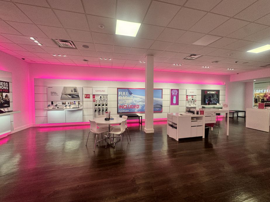 Interior photo of T-Mobile Store at Briarwood Mall, Ann Arbor, MI