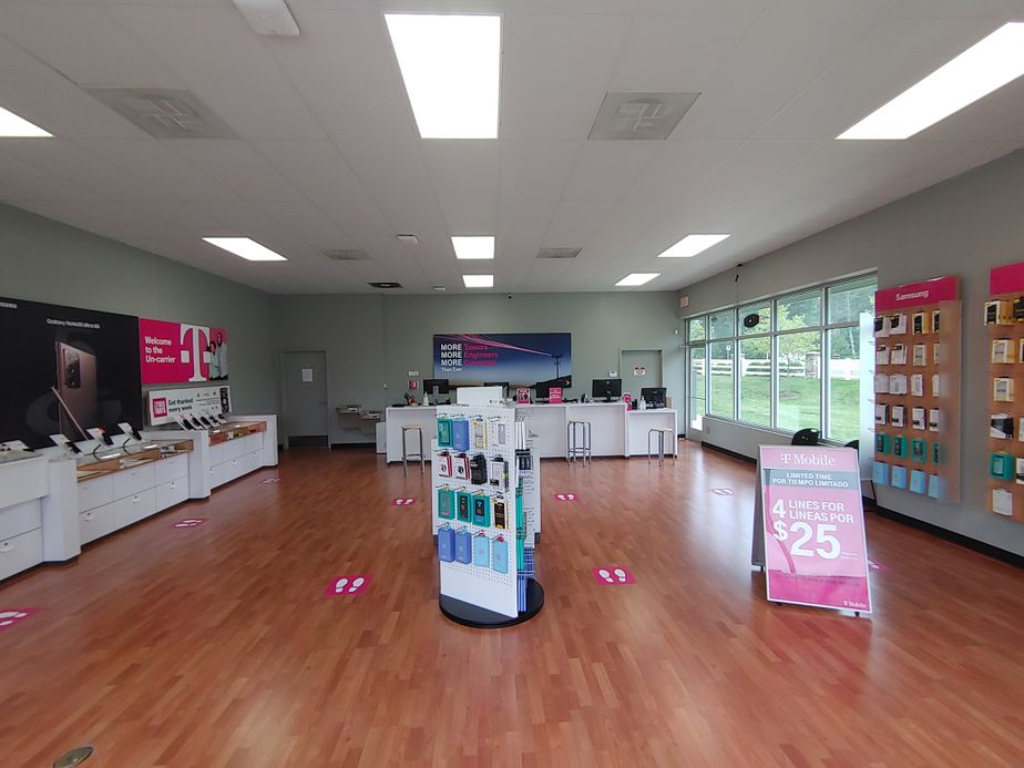 Interior photo of T-Mobile Store at Dulles Landing Shopping Center, Dulles, VA