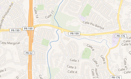 map of 100 GRAND PASEO BLVD STE 103 San Juan, PR 00926