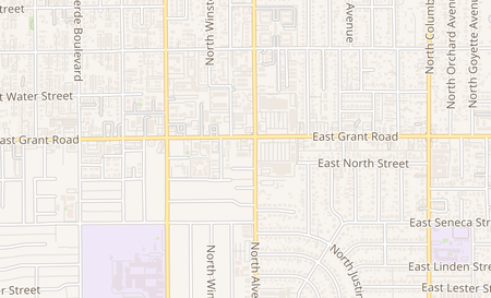 map of 2351 N. Alvernon Way Tucson, AZ 85712