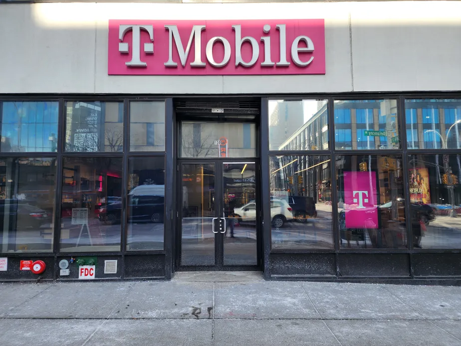  Exterior photo of T-Mobile Store at Delancey St & Norfolk St, New York, NY 