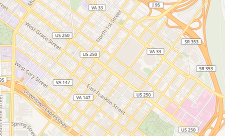 map of 322 East Broad St Richmond, VA 23219