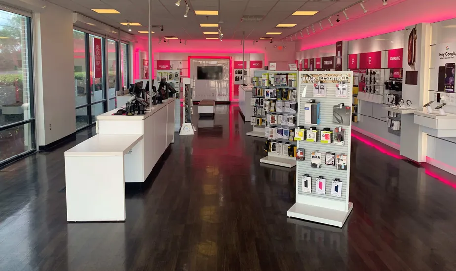Interior photo of T-Mobile Store at Barker Cypress & Fm 529, Cypress, TX
