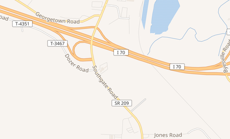 map of 61750 Southgate Parkway Cambridge, OH 43725