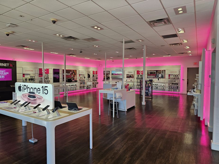 Interior photo of T-Mobile Store at Rainbow & 215, Las Vegas, NV