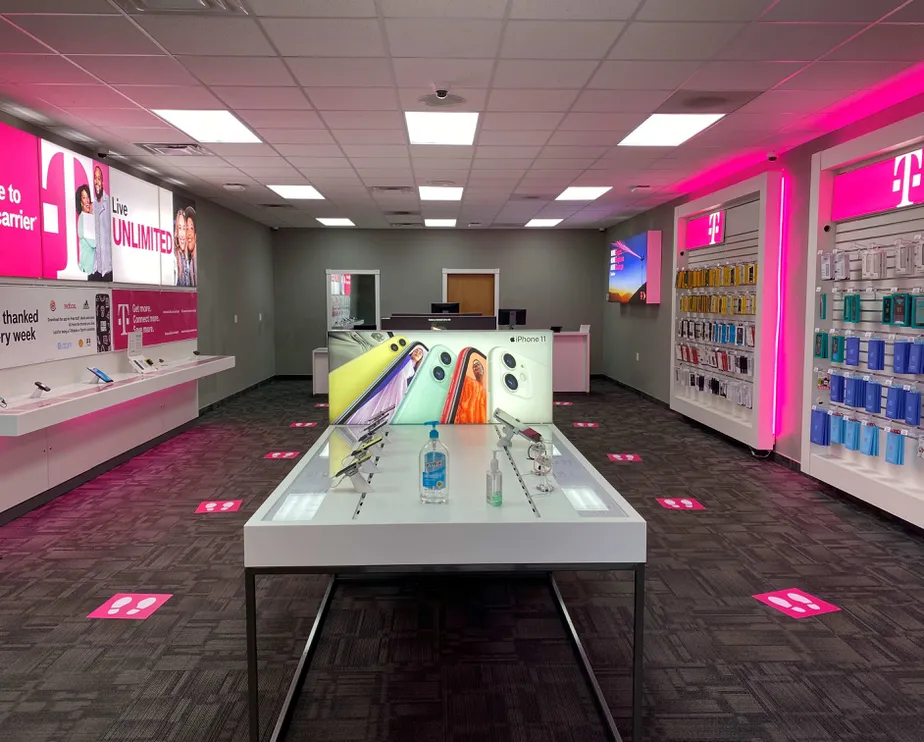 Interior photo of T-Mobile Store at Pole Line Rd E & Blue Lakes Blvd N, Twin Falls, ID