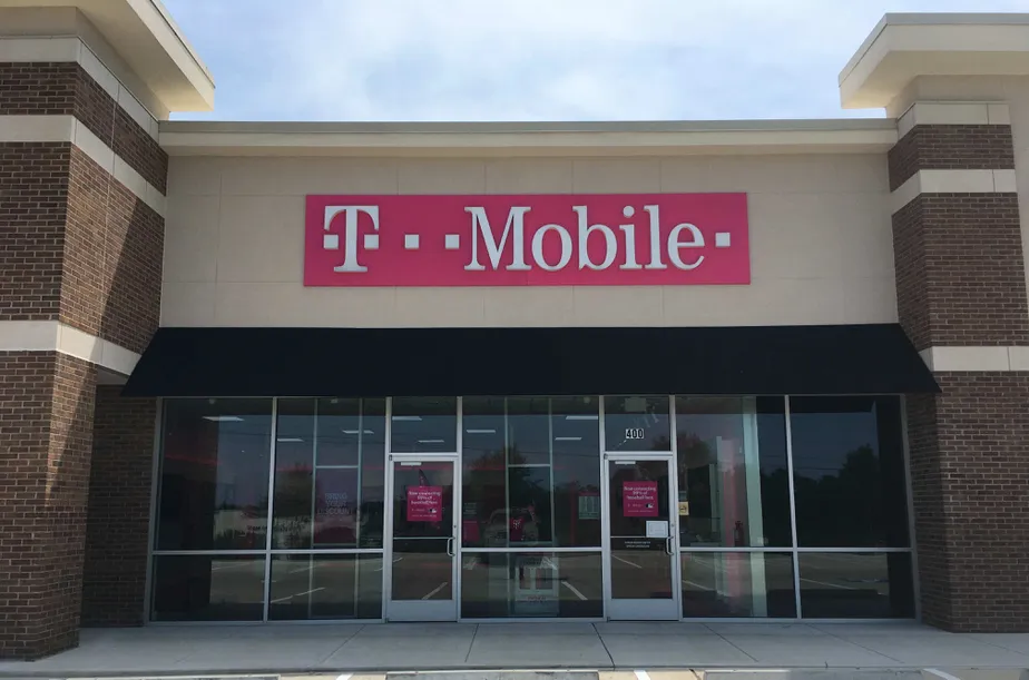 Exterior photo of T-Mobile store at State Hwy 6 & Arrington Rd, College Station, TX