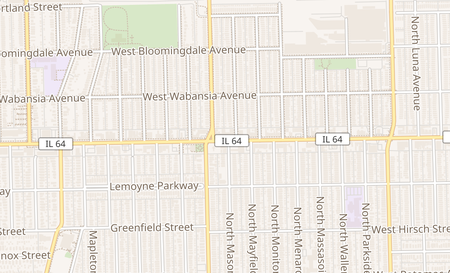 map of 5946 W North Ave Chicago, IL 60639