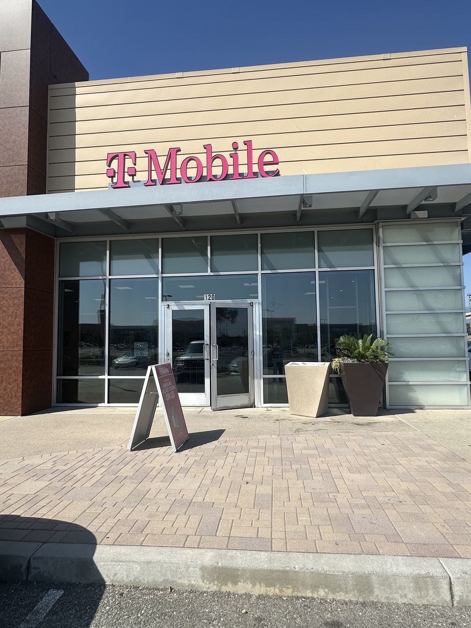 Exterior photo of T-Mobile Store at Renaissance Pkwy & Ayala Dr, Rialto, CA
