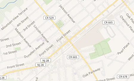 map of 310B North Ave Dunellen, NJ 08812