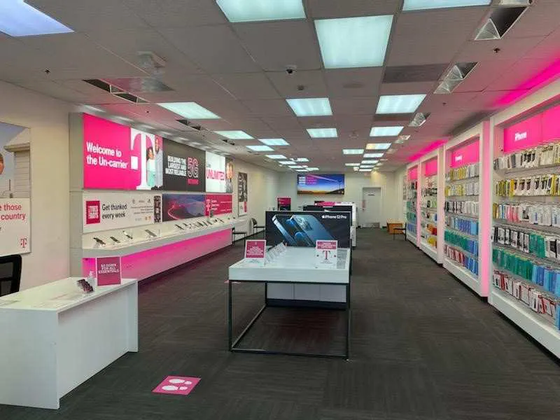 Interior photo of T-Mobile Store at N 14th St & Sunshine Ave, Leesburg, FL
