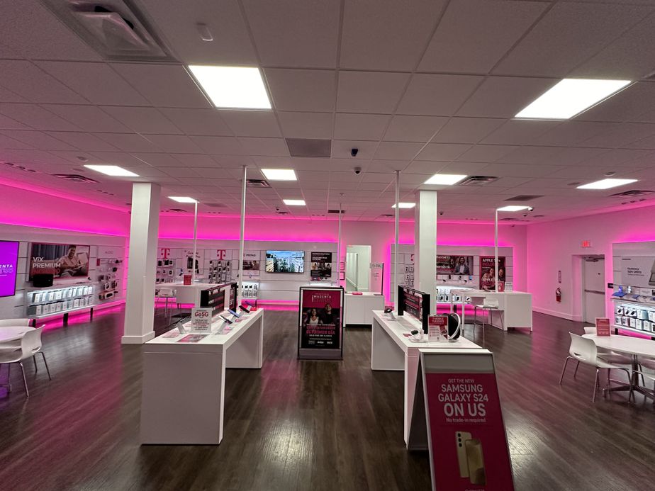 Interior photo of T-Mobile Store at Campbell Rd & Coit Rd, Dallas, TX