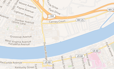 map of 969 Dunbar Village Plaza Dunbar, WV 25064