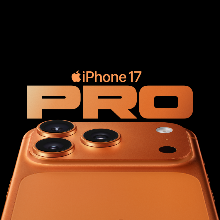 iPhone 17 Pro in orange