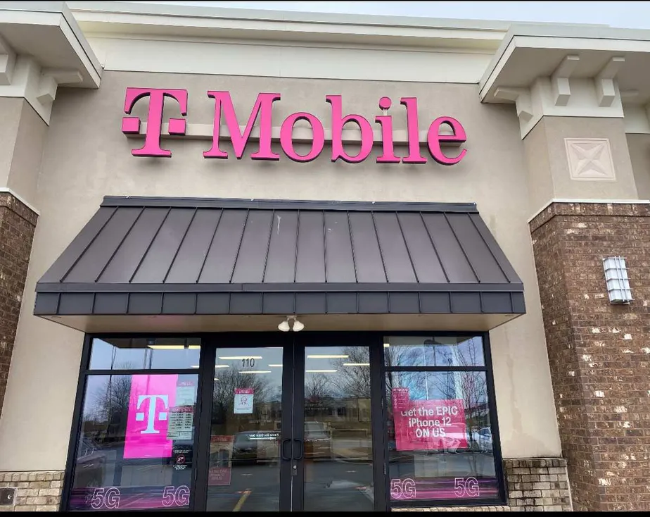 Exterior photo of T-Mobile store at Bill Gardner Pkwy & Frances Ward Dr, Locust Grove, GA