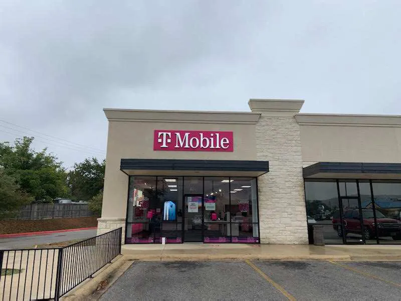 Exterior photo of T-Mobile store at Junction Hwy & E Sunset Dr, Kerrville, TX