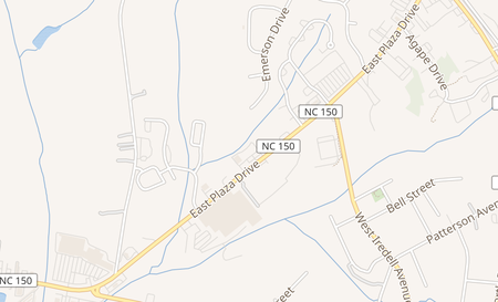 map of 385 East Plaza Drive Mooresville, NC 28115
