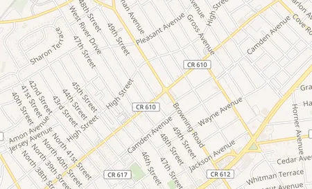 map of 4901 Westfield Ave. Pennsauken, NJ 08110