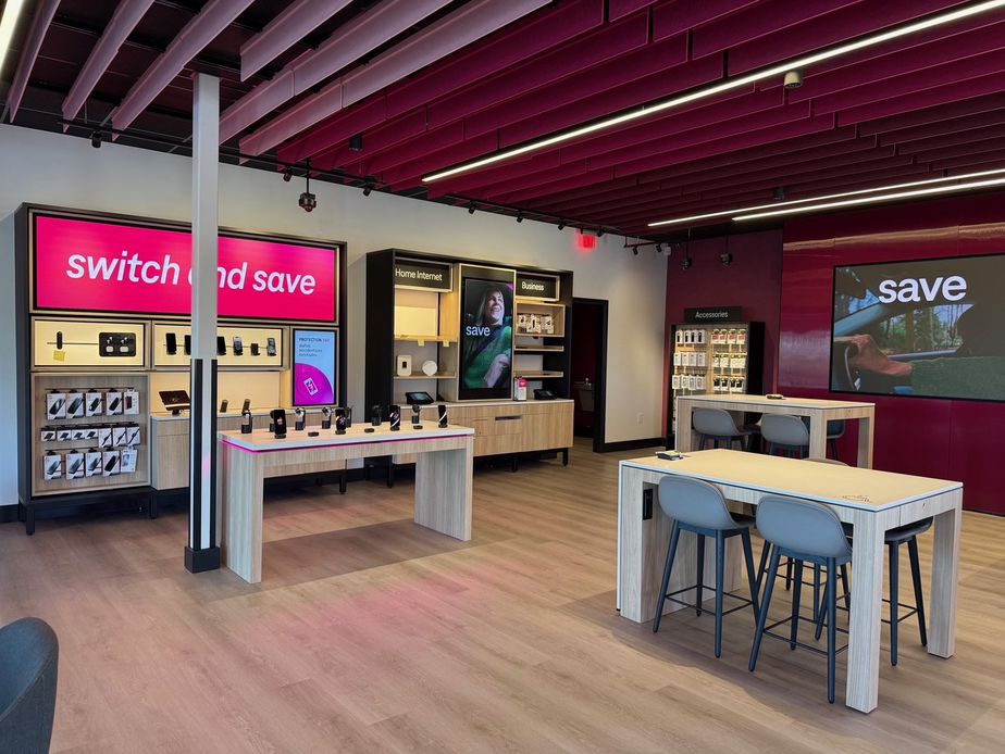 Interior photo of T-Mobile Store at E Franklin Blvd & Green Dr, Gastonia, NC