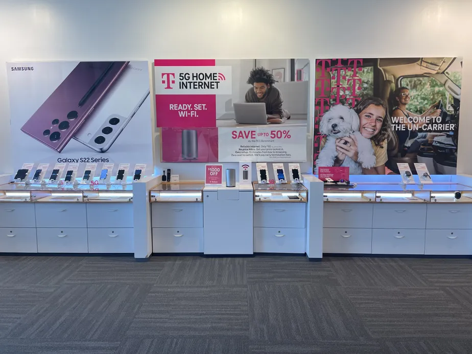 Interior photo of T-Mobile Store at Route 211, Middletown, NY