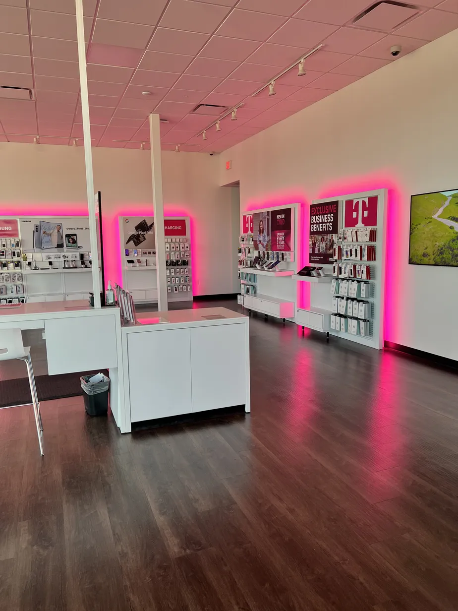 Interior photo of T-Mobile Store at W University Dr & Twn Ctr Trl, Denton, TX