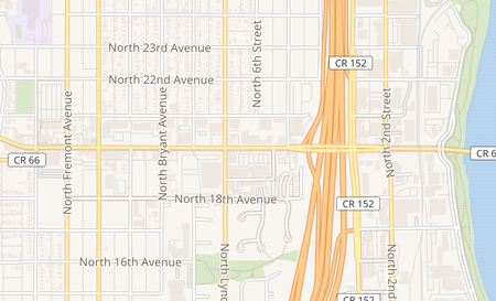map of 523 W Broadway Minneapolis, MN 55411
