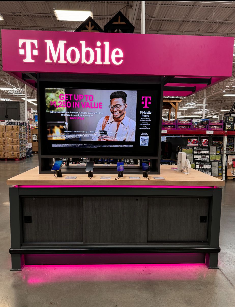 Exterior photo of T-Mobile Store at Sam's Club Catonsville MD, Catonsville, MD