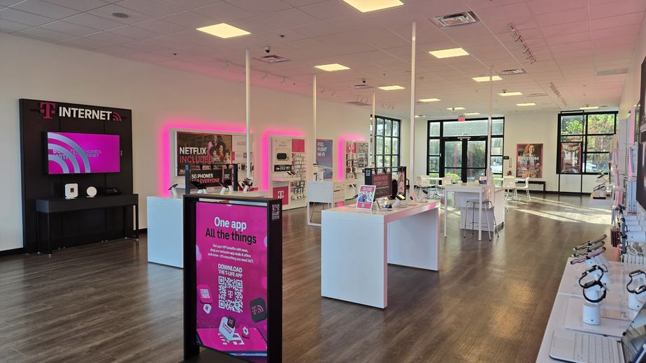 Interior photo of T-Mobile Store at North Point II, Alpharetta, GA