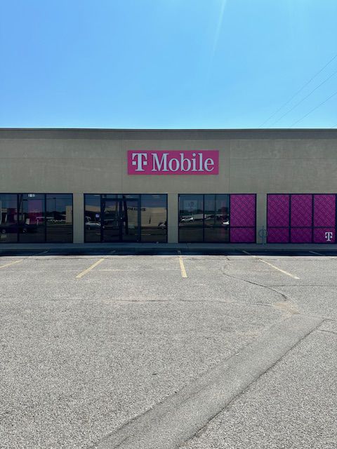 Exterior photo of T-Mobile Store at S Seneca St & W Savannah St, Wichita, KS