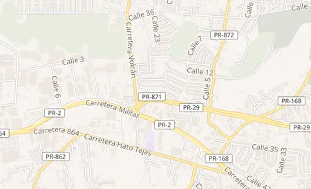 map of Plaza del Sol RD PR#29 & PR#167 Hato Tejas Bayamon, PR 00961