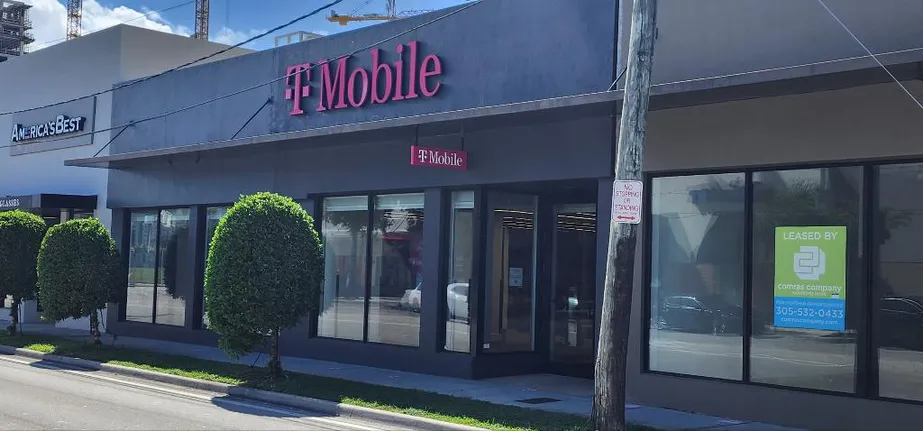Exterior photo of T-Mobile Store at N Miami Ave & NW 32nd Street, Miami, FL