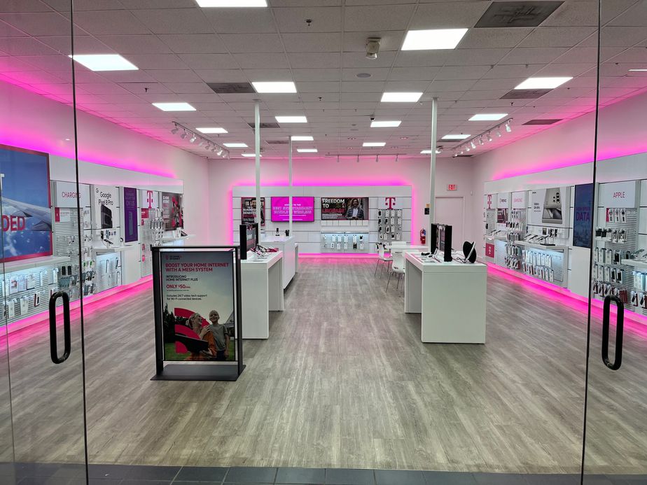 Interior photo of T-Mobile Store at Francis Scott Key Mall, Frederick, MD