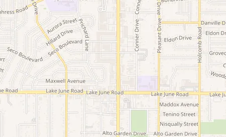 map of 1401 S Buckner Blvd Dallas, TX 75217