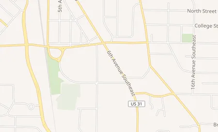 map of 1815 6th Ave SE Decatur, AL 35601