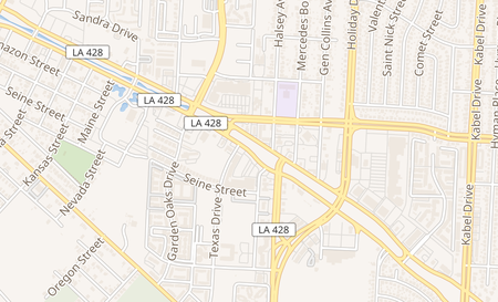 map of 3711 General Degaulle Dr. New Orleans, LA 70114