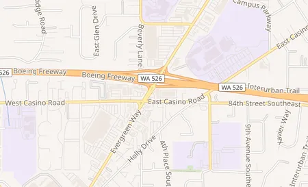 map of 315 E Casino Rd Ste D Everett, WA 98208