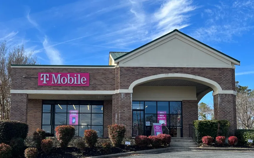  Exterior photo of T-Mobile Store at Columbiana Station, Columbia, SC 