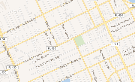 map of 685 Mason Ave Daytona Beach, FL 32117