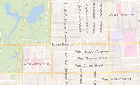 map of 2642 W Division Chicago, IL 60622