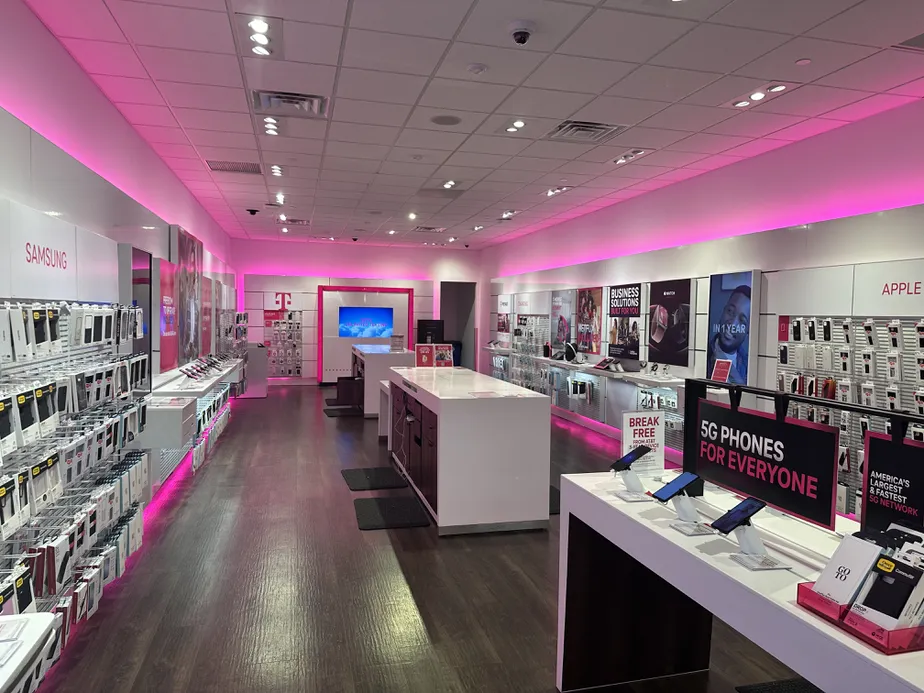  Interior photo of T-Mobile Store at Natick Mall, Natick, MA 