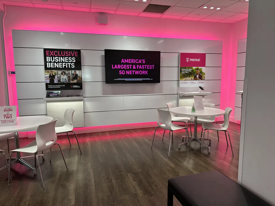 Interior photo of T-Mobile Store at W 15th St & 9th Ave - Chelsea Market, New York, NY