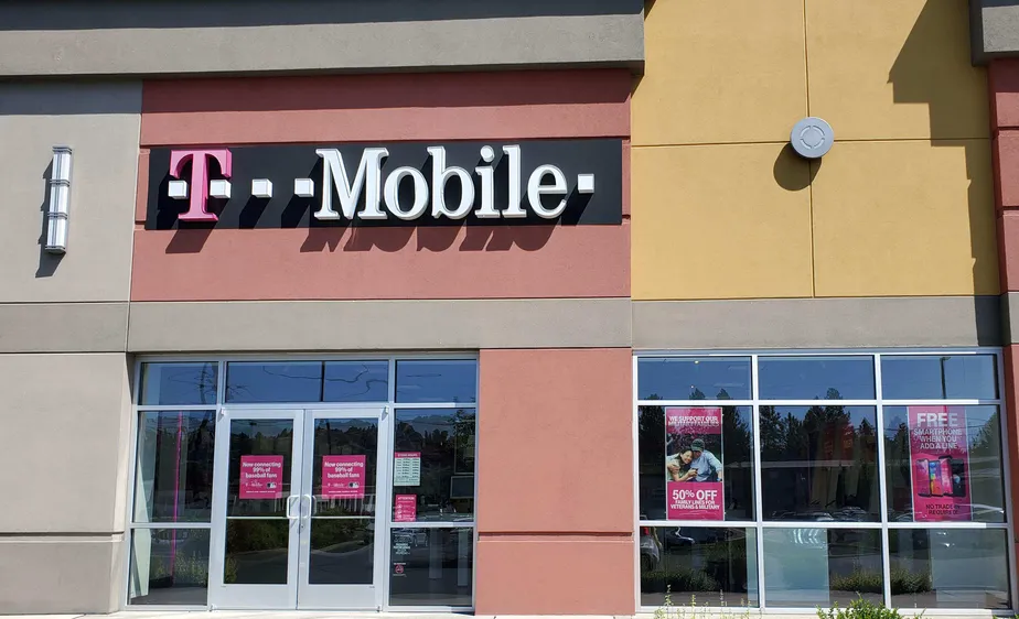 Exterior photo of T-Mobile store at N Division & E Lincoln 2, Spokane, WA