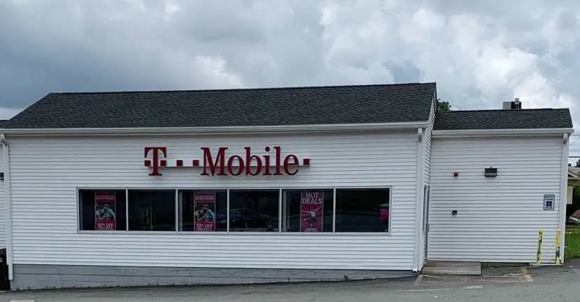 Exterior photo of T-Mobile store at Belmont Street And Torrey Street, Brockton, MA