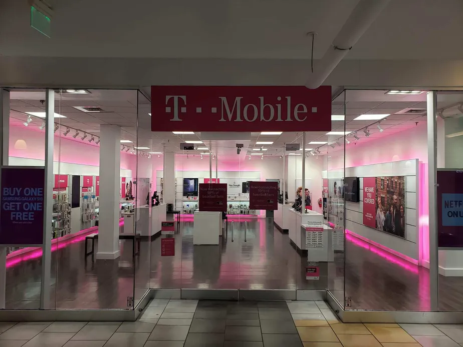 Exterior photo of T-Mobile store at Mondawmin Mall 4, Baltimore, MD