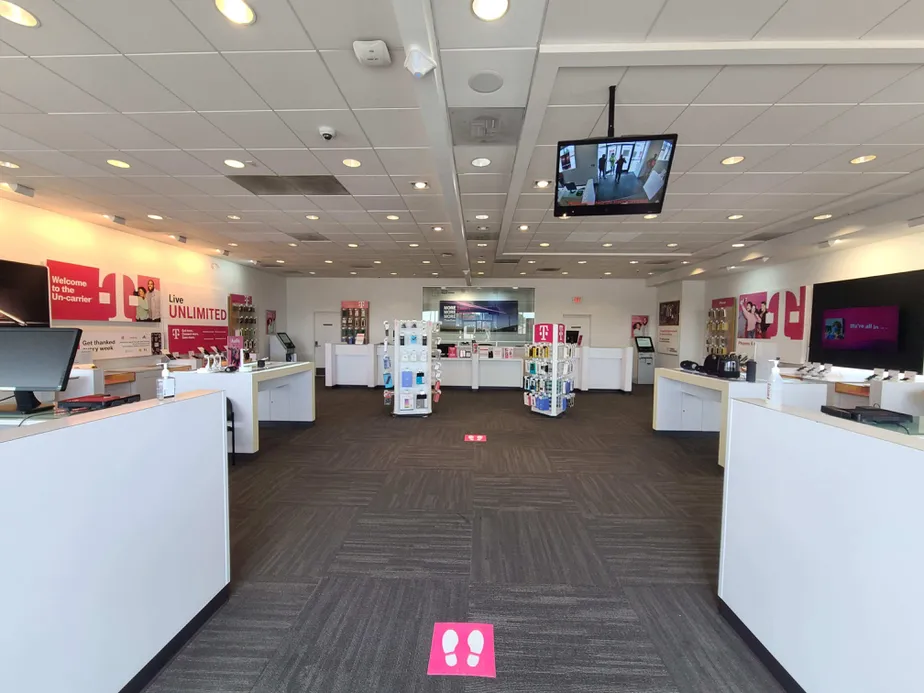 Interior photo of T-Mobile Store at W Camp Wisdom Rd & Red Bird Ctr, Dallas, TX